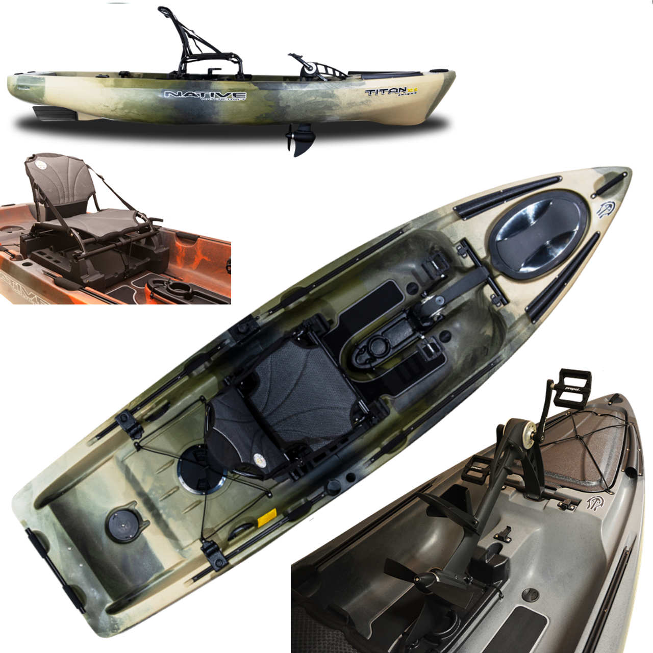 2023 Native Watercraft Titan Propel 10.5 - Fishing Kayak | Hidden Oak